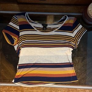 Wet seal stripped t shirt